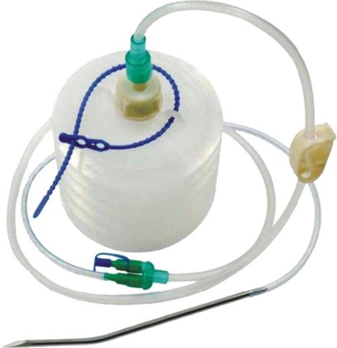 CLOSED WOUND SUCTION UNIT