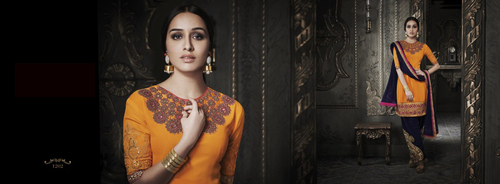 Yellow stylish salwar kameez