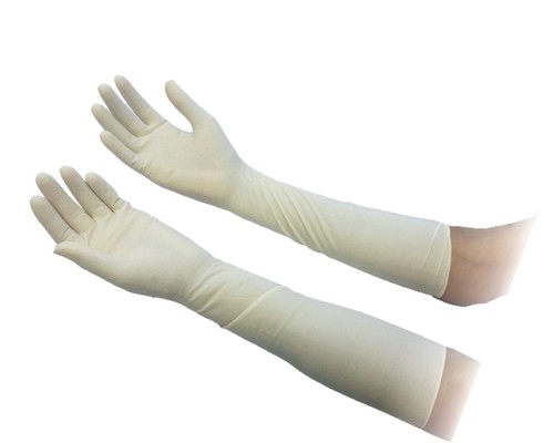 SURGICAL GLOVES Elbow length Long Cuff 450-500mm Powdered
