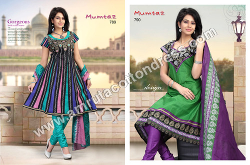 Latest Anarkali Dress Materials