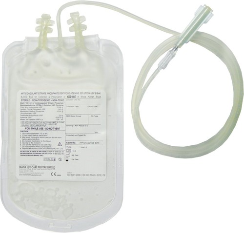 Blood Bag System Single