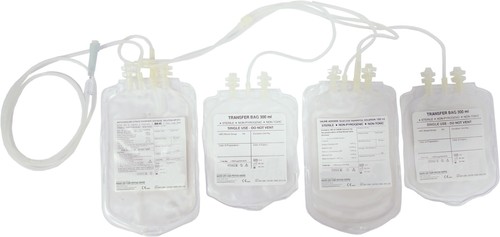 Blood Bag System Quadruple