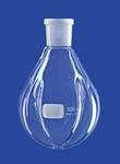 Powder flasks with conical ground joint    