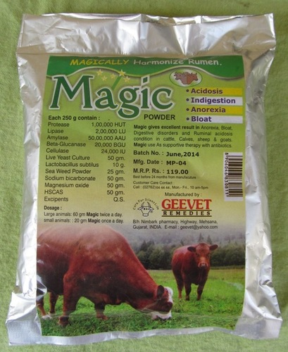 Improve rumen digestion and work as buffer