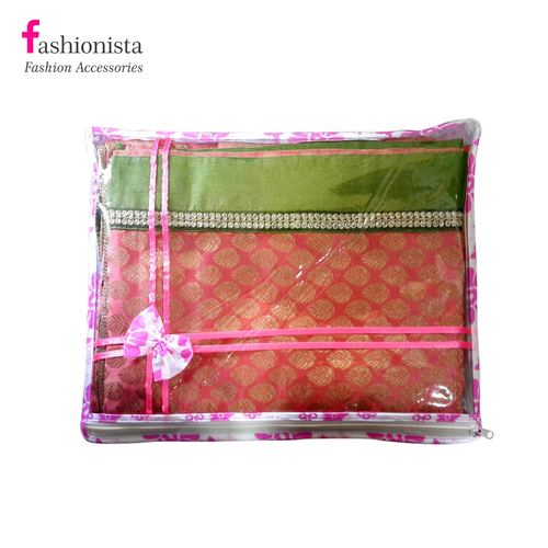 Floral Printed Saree Cover