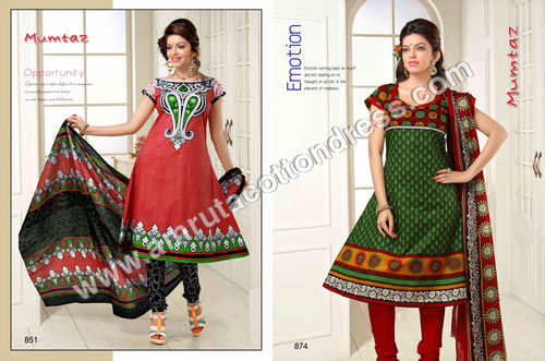 Unstiched Anarkali Dress Materials