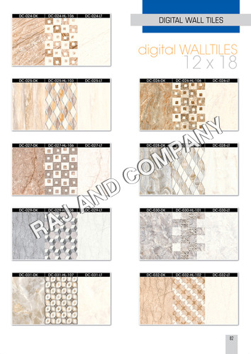 Ceramic Glazed Wall Tiles Size: 20X30