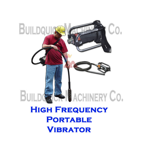 High Frequency Portable Vibrator By BUILDQUICK MACHINERY COMPANY