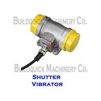 Shutter Vibrator - Metal, Compact Dimensions, Yellow And Silver | High-performance Motor, Durable And Efficient For Concrete Shuttering Vibrations, 240v