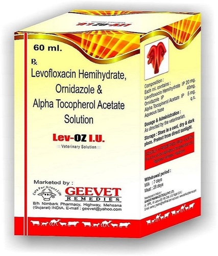 Levofloxacin hemihydrates and Ornidazole i.u Levofloxacin hemihydrates and Ornidazole i.u