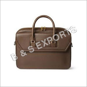 Brown Leather Laptop Bag