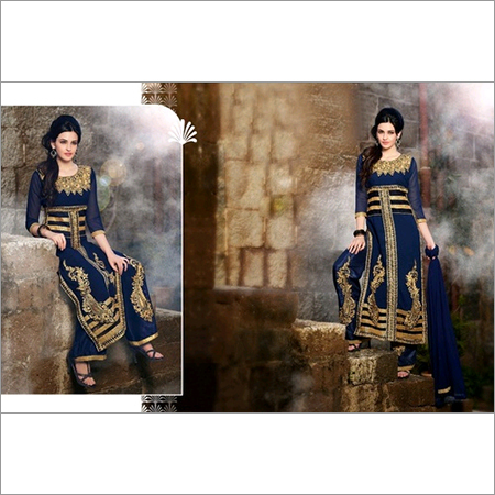 Semi Stitched Plazo Salwaar Kameez