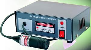 Grey And Black Diode Lasert With Power Supply