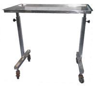 MAYO'S INSTRUMENT TROLLEY DOUBLES STAND S.S.