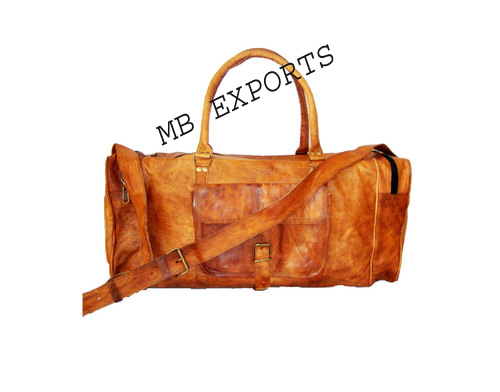 Brown Designer Travel Leather Bags