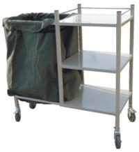 LINEN TROLLEY WITH SHELVES DELUXE