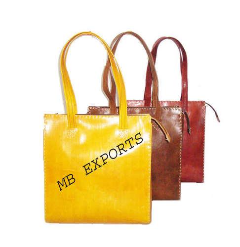 Brown Genuine Leather Ladies Handbags