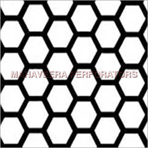 Hexagonal Hole Perforated Sheet