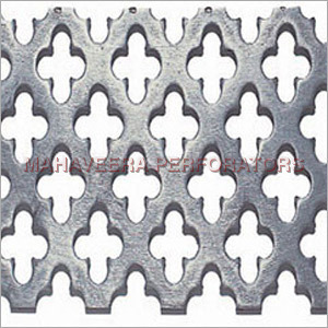 Diagonal Pitch Square Holes Perforated Sheet