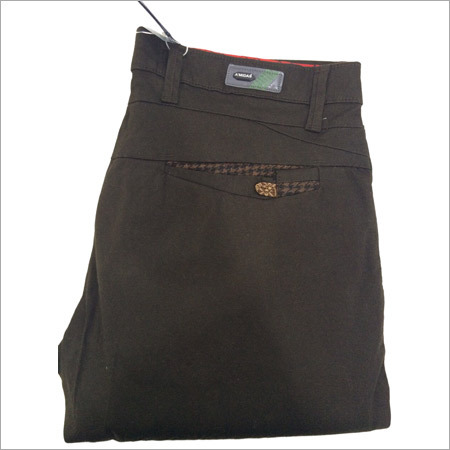 Mens Black Formal Trouser