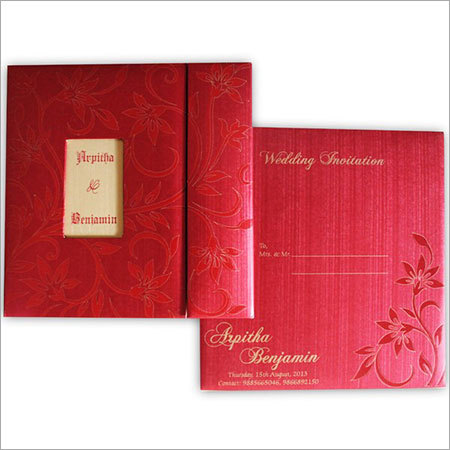 Printed Designer Wedding Cards