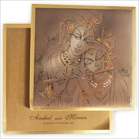 Radha Krishna Wedding Cards