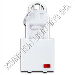White D P Mains Switch With Key Tag