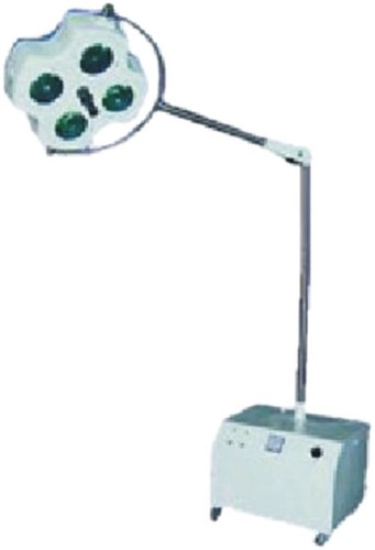 Mobile Shadowless O.T Light Single Dome Four Reflector with Power Backup