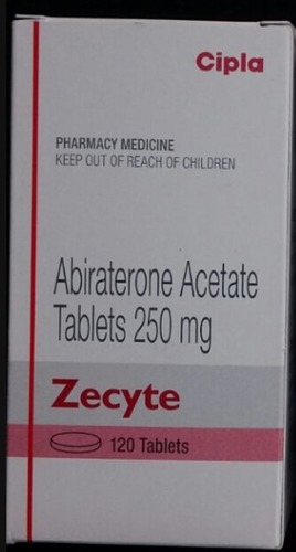 Zecyte - Abiraterone Acetate 250mg, 120 Tablets | Cancer Treatment, Cipla Made, Oral Tablets