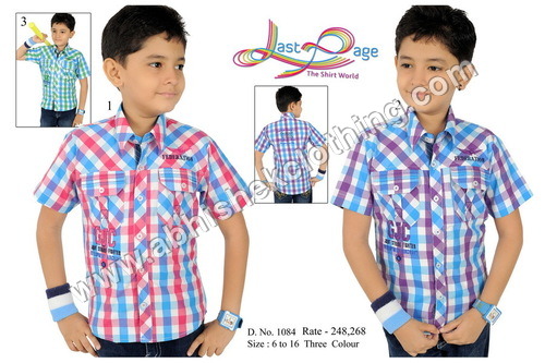 Trendy Children Shirt - Cotton, Various Sizes, Multicolor | Soft Fabric, Durable Stitching, Easy Wash, Cozy Fit, Stylish Design