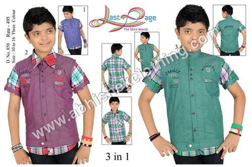 Boys Half Sleeve Shirts