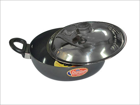Hard Anodized Deep Kadai