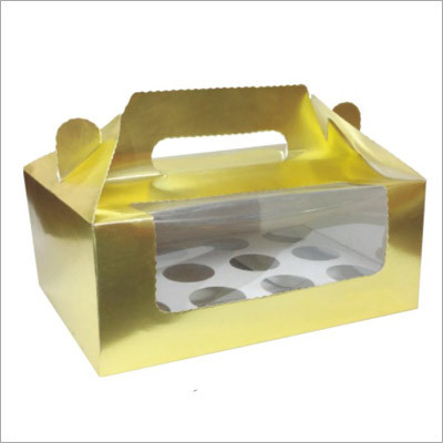Handle Cupcake Box
