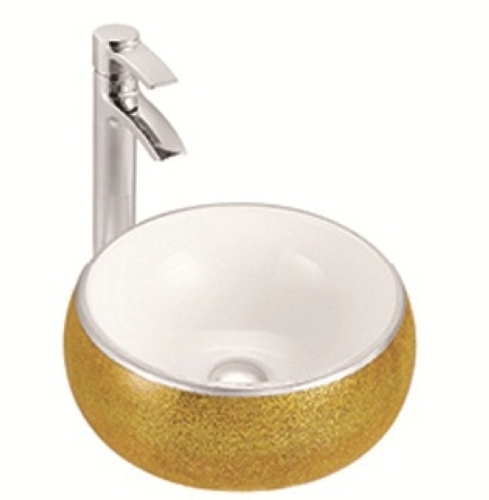 P373-S02 - Vitreous Body, 400X400X155mm, Gold | Durable, High Impact, Non-Breakable, Chemical Resistant, Modulus of Rupture 70 Mpa Min