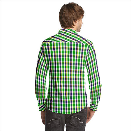 Green Shirting Fabric