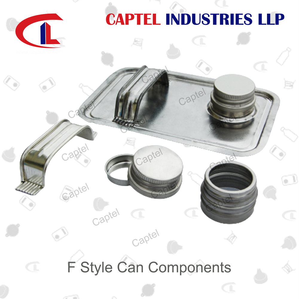 F Style Can Components - Color: Silver