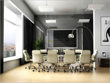 Office Interior Design - Wood, Rectangular, Beige | Space Optimization, Aesthetic Appeal, Team Collaboration