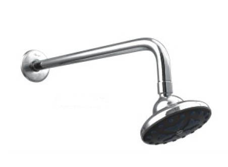 Classic Round - Stainless Steel 8 Inch Chrome, 2.5 GPM Flow Rate, Wall-Mounted, Durable Design