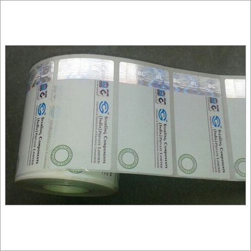 Hologram Paper Label Stickers - PET Material, Rectangle Shape, Modern Style | Clear Printing, Optimum Clarity, Fine Finish, Ideal for Product Identification