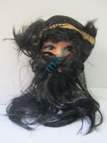 Funny Beard Wig Party prop accessory