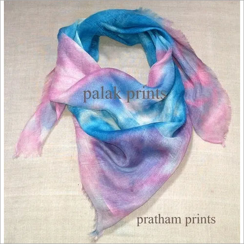 Square Scarves Tie Dye Cotton Gauze Scarf Length: Long