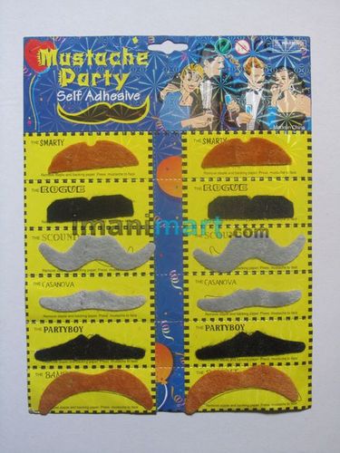 नकली अजीब मूंछें