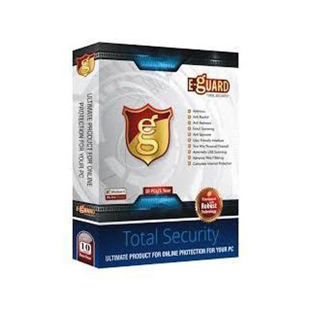 E-Guard Total Security 1 PC 1 Year 3 Month Extra Validity 