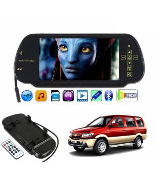 Speedwav 7 Rear View Mirror Screen With Bluetooth, Usb & Sd Card-chevrolet Tavera