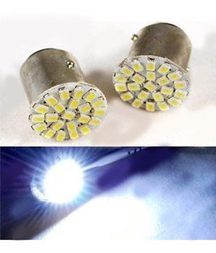 Cartime - 22 SMD Car and Bike Turn Indicator Bulb (Set Of 2) - White