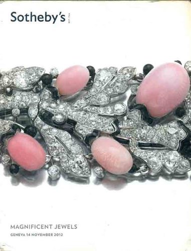 Sotheby's Magnificent Jewels 14 Nov 2012 - Diamonds, Pearls, Platinum Setting, Pink Color | GIA Certified, Luxury Design, Collector's Item