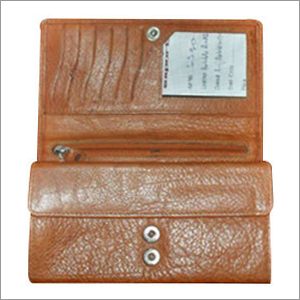 Ladies Trifold Leather Wallet