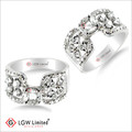 Diamond Platinum Rings - Platinum 950, Variable Size, Pave Setting | Elegant Design, Radiant Look, Sophisticated Style