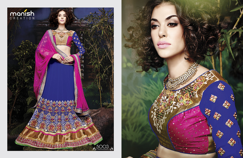 designer embroidary lehenga