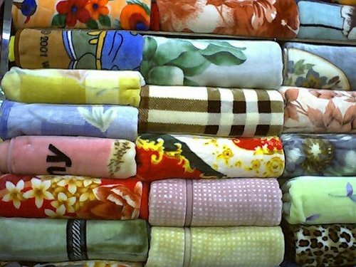 Multi Colored Acrylic Blankets